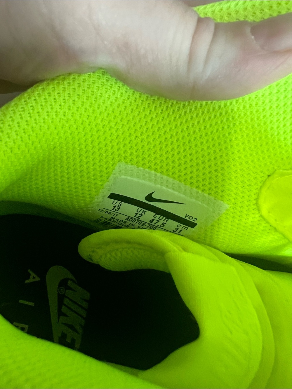 Nike Air Force 1 Mid UV Volt Neon Yellow - Picture 6 of 6